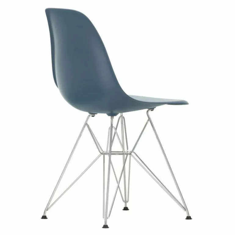 Eames Plastic Chair DSR Chroom