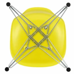Eames Plastic Chair DSR Chroom
