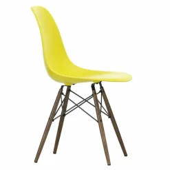 Eames Plastic Chair DSW Stoel Esdoorn Donker