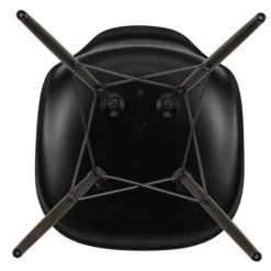 Eames Plastic Chair DSW Stoel Esdoorn Donker