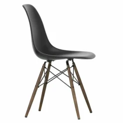 Eames Plastic Chair DSW Stoel Esdoorn Donker