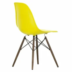 Eames Plastic Chair DSW Stoel Esdoorn Donker