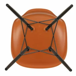 Eames Plastic Chair DSW Stoel Esdoorn Donker