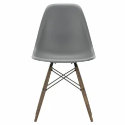 Eames Plastic Chair DSW Stoel Esdoorn Donker