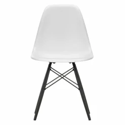 Eames Plastic Chair DSW Stoel Esdoorn Zwart