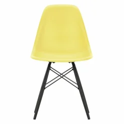 Eames Plastic Chair DSW Stoel Esdoorn Zwart