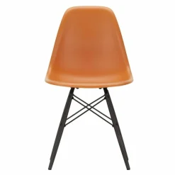 Eames Plastic Chair DSW Stoel Esdoorn Zwart