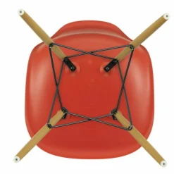 Eames Plastic Chair DSW Stoel Esdoorn Gelig