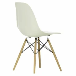 Eames Plastic Chair DSW Stoel Esdoorn Gelig