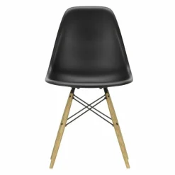 Eames Plastic Chair DSW Stoel Esdoorn Gelig