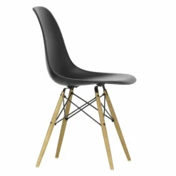 Eames Plastic Chair DSW Stoel Esdoorn Gelig