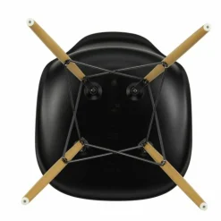 Eames Plastic Chair DSW Stoel Esdoorn Gelig