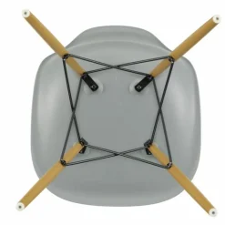 Eames Plastic Chair DSW Stoel Esdoorn Gelig