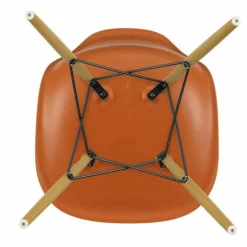 Eames Plastic Chair DSW Stoel Esdoorn Gelig