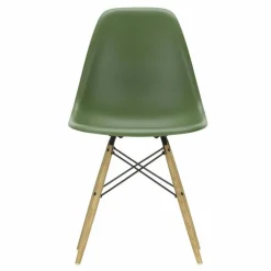 Eames Plastic Chair DSW Stoel Esdoorn Gelig