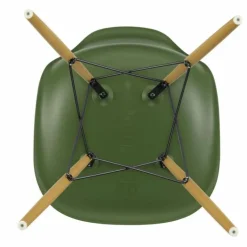 Eames Plastic Chair DSW Stoel Esdoorn Gelig