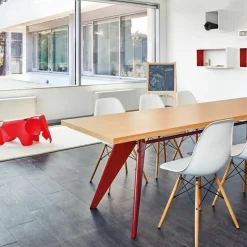 Eames Plastic Chair DSW Stoel Esdoorn Gelig