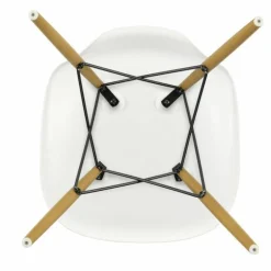 Eames Plastic Chair DSW Stoel Esdoorn Gelig
