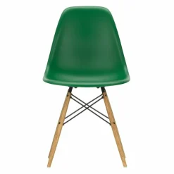 Eames Plastic Chair DSW Stoel Esdoorn Gelig