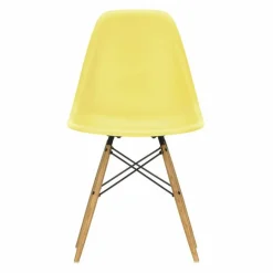 Eames Plastic Chair DSW Stoel Esdoorn Gelig