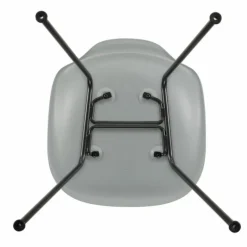 Eames Plastic Chair DSX Zwart Onderstel