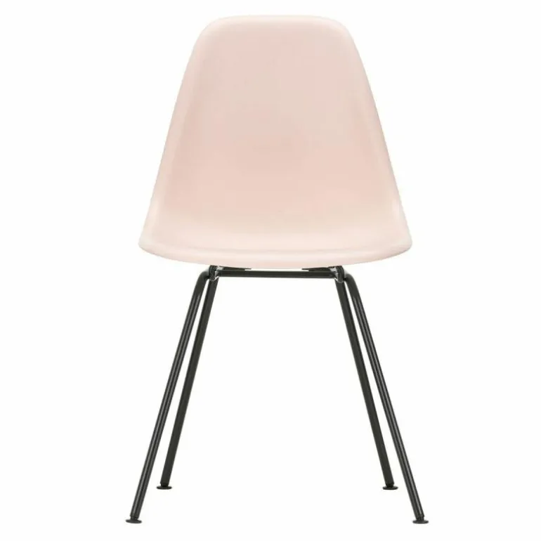 Eames Plastic Chair DSX Zwart Onderstel