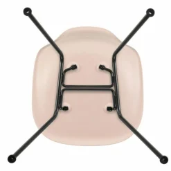 Eames Plastic Chair DSX Zwart Onderstel