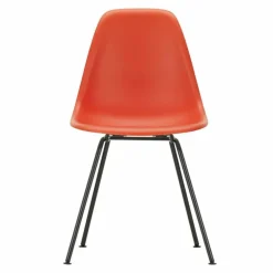 Eames Plastic Chair DSX Zwart Onderstel