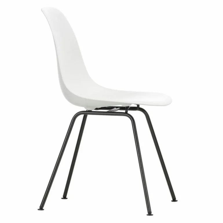 Eames Plastic Chair DSX Zwart Onderstel