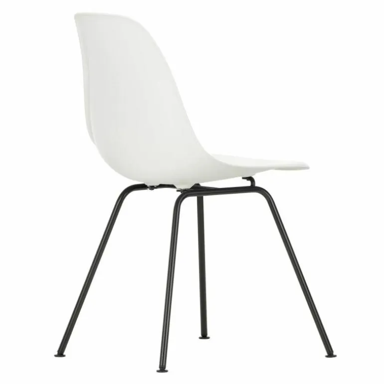 Eames Plastic Chair DSX Zwart Onderstel