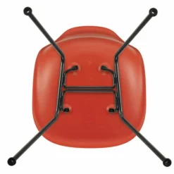 Eames Plastic Chair DSX Zwart Onderstel