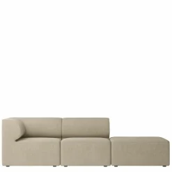 Eave Modular 3-zits Bank Met Poef