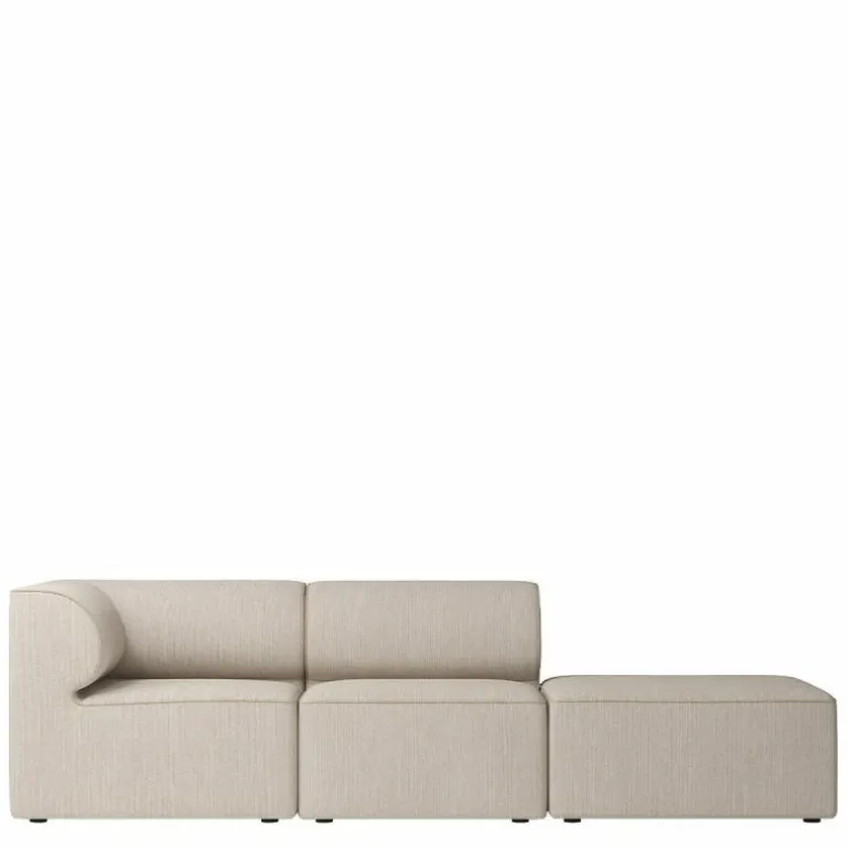 Eave Modular 3-zits Bank Met Poef
