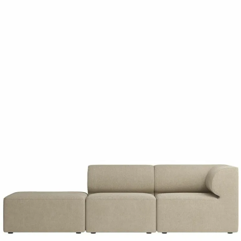 Eave Modular 3-zits Bank Met Poef