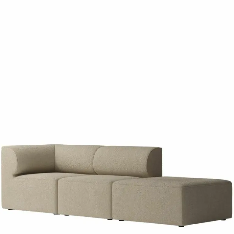 Eave Modular 3-zits Bank Met Poef
