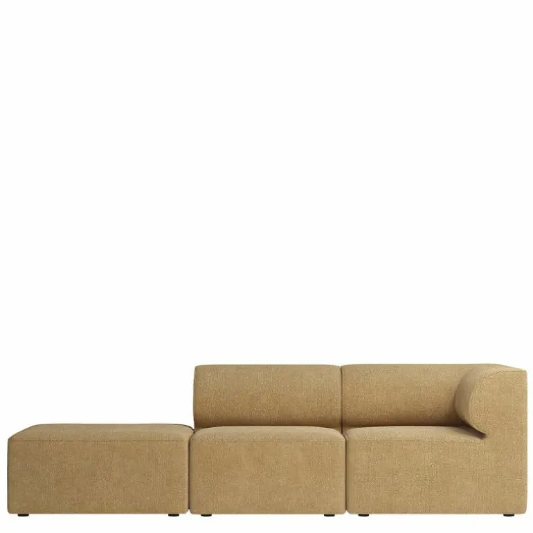 Eave Modular 3-zits Bank Met Poef