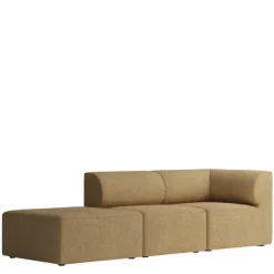 Eave Modular 3-zits Bank Met Poef