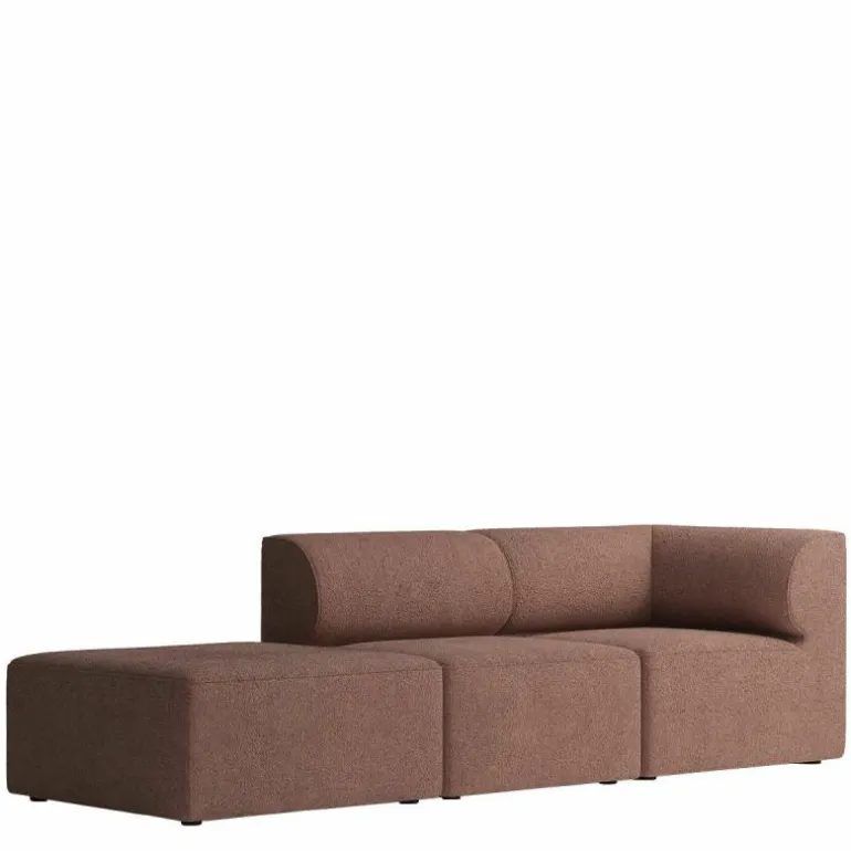 Eave Modular 3-zits Bank Met Poef