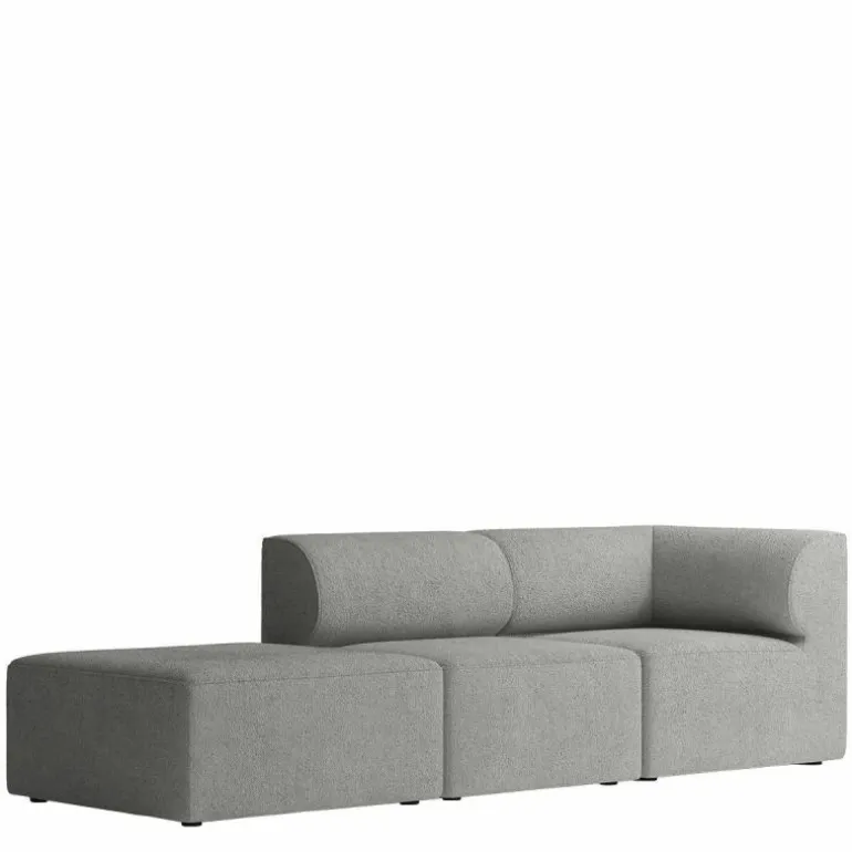 Eave Modular 3-zits Bank Met Poef