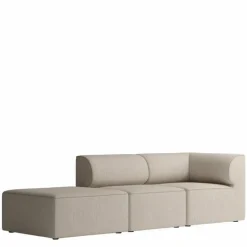 Eave Modular 3-zits Bank Met Poef