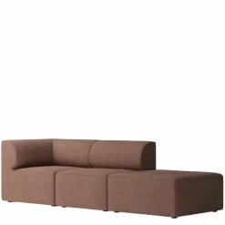 Eave Modular 3-zits Bank Met Poef