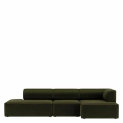 Eave Modular 3-zits Chaise Longue Open