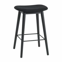 Fiber Barkruk - Houten Onderstel