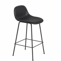 Fiber Barkruk - Stalen Onderstel Rugleuning