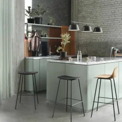 Fiber Barkruk - Stalen Onderstel