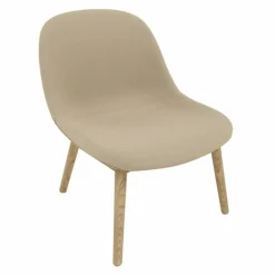 Fiber Fauteuil - Houten Onderstel