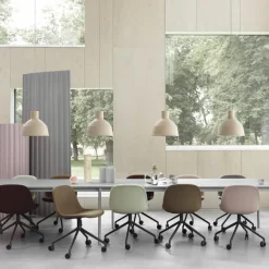 Fiber Side Chair Bureaustoel, Niet Verstelbaar