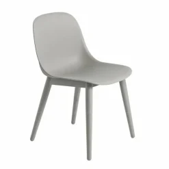 Fiber Side Chair Stoel - Houten Onderstel