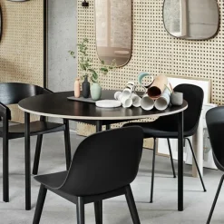 Fiber Side Chair Stoel - Houten Onderstel