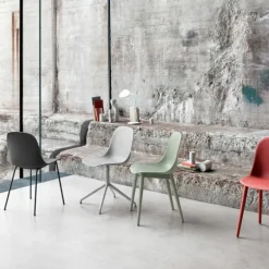 Fiber Side Chair Stoel Draaibaar - Stalen Onderstel